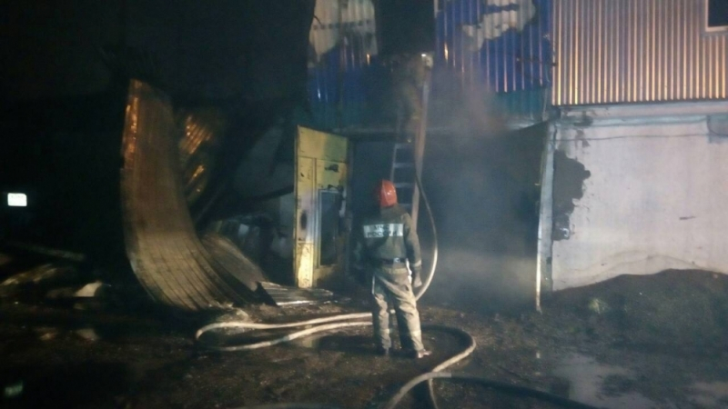 Ночью в Кирове произошло два сильных пожара