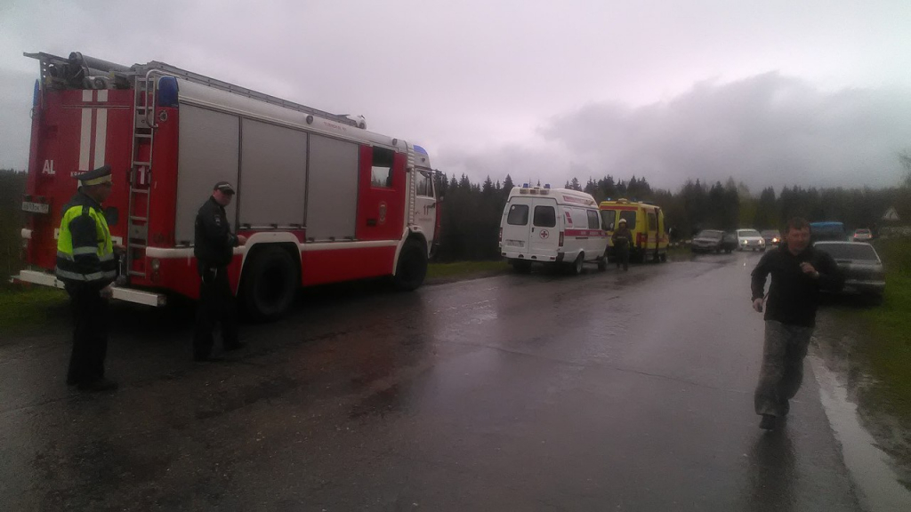В Кировской области перевернулся рейсовый автобус: есть пострадавшие
