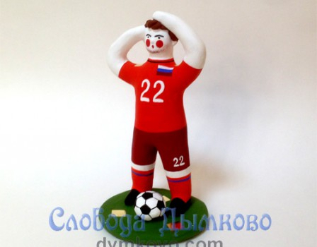 В Кирове изготовили игрушку в виде футболиста Артема Дзюбы