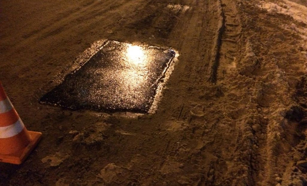 Активисты нашли нарушения при ремонте дорог в снег в Кирове