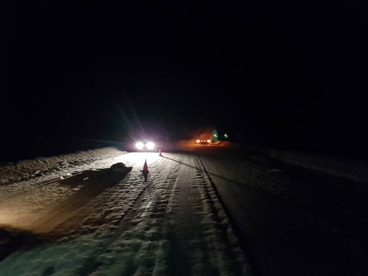 Спасатели эвакуировали 7 замерзающих человек из маршрутки на трассе Сыктывкар — Киров