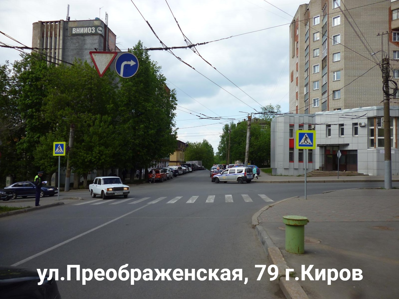 В Кирове водитель на легковушке сбил 64-летнюю женщину