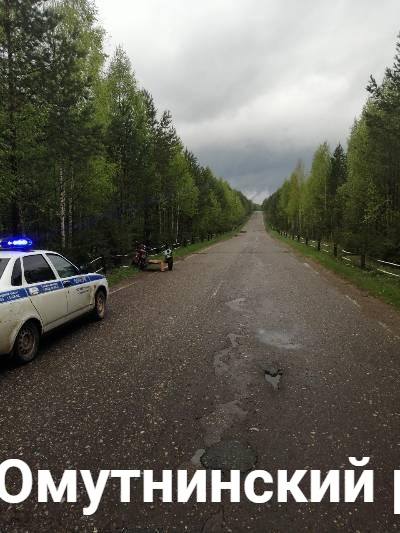 В Кировской области водитель мотоцикла уснул за рулем