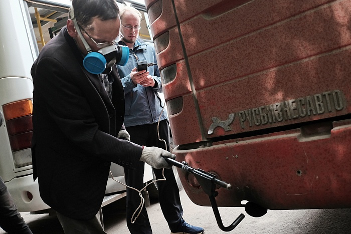 В Кирове замерили выбросы загрязняющих веществ от автотранспорта