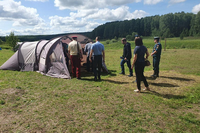 В Кировской области проверили единственный палаточный лагерь