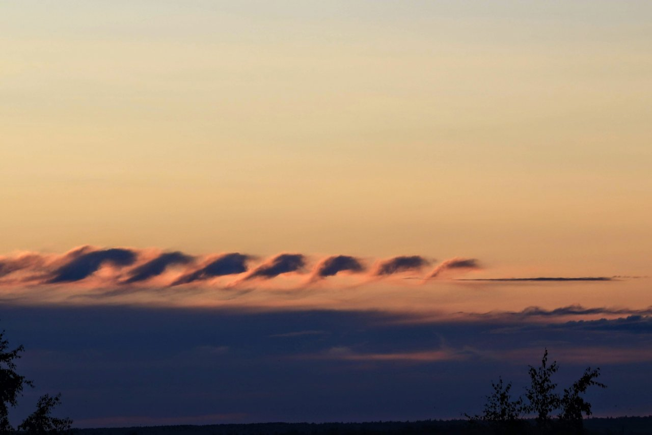 Фотографии редких облаков удалось сделать в Кировской области