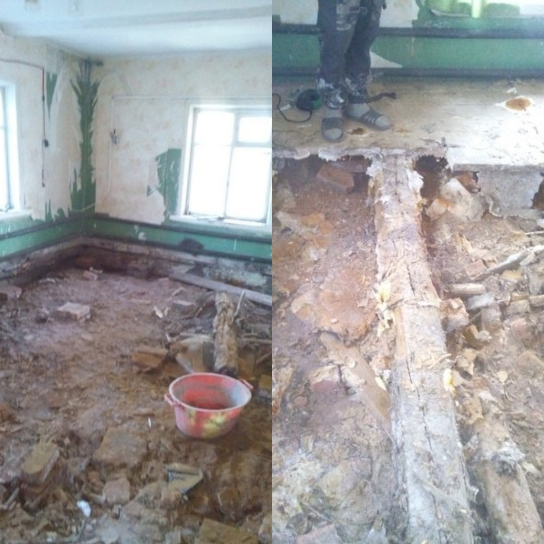 "Это не жизнь": в Чепецком районе после капремонта дома в квартире провалился пол