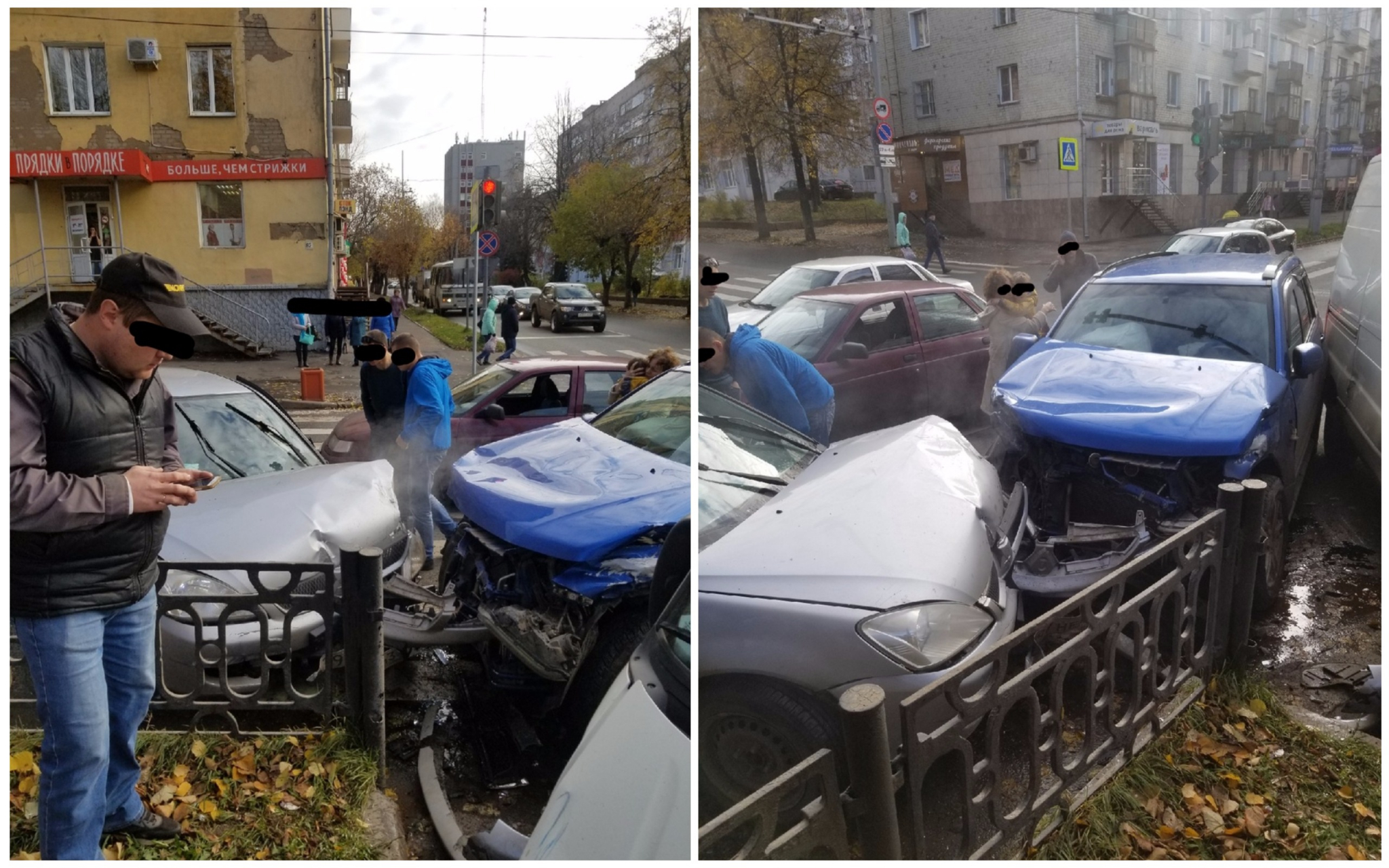 На Октябрьском проспекте в Кирове произошло серьезное ДТП