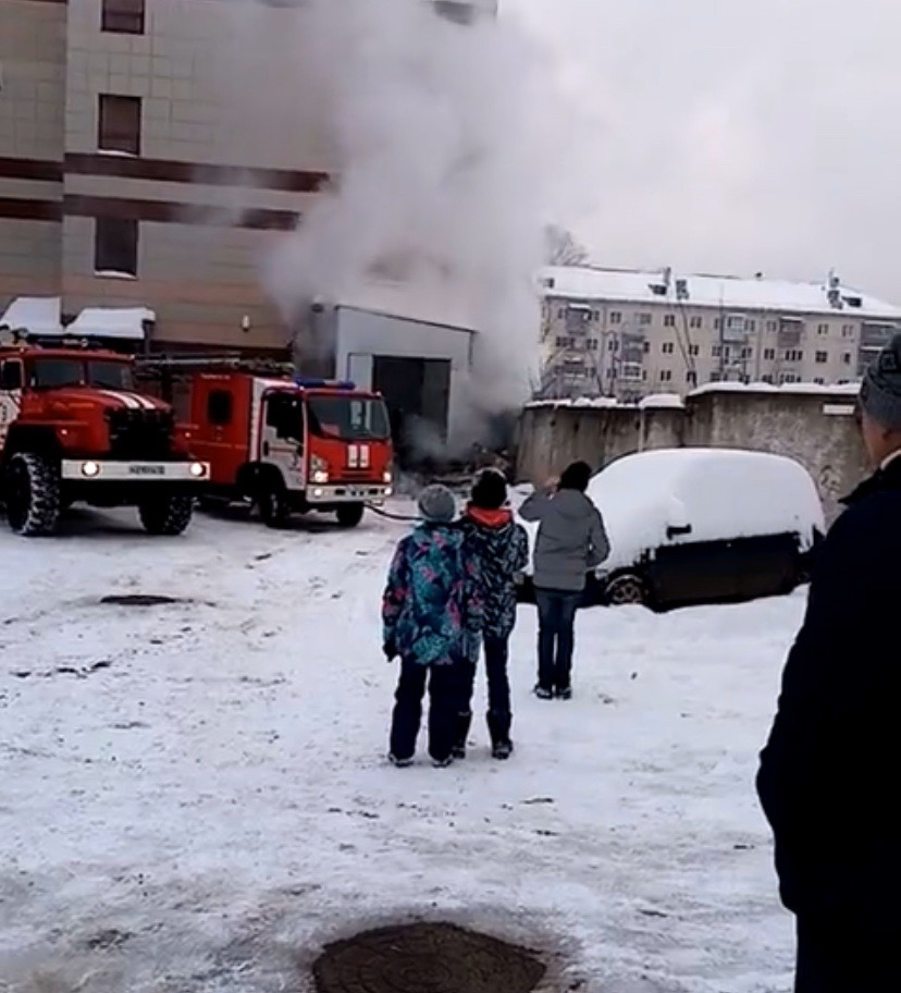 В Кирове произошел пожар около автовокзала
