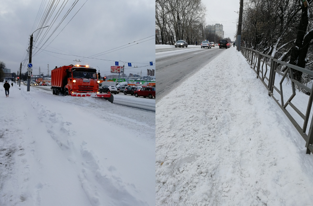 В администрации Кирова рассказали, когда дороги очистят от снега