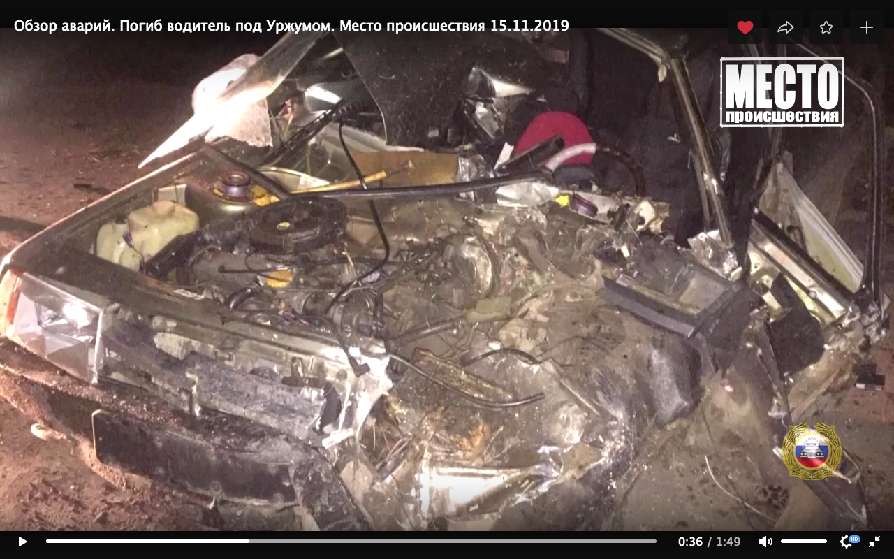 В Кировской области ВАЗ влетел в дорожное ограждение, водитель погиб
