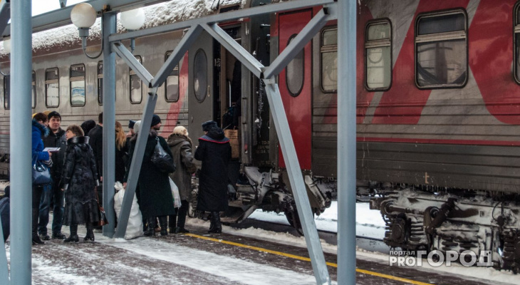 В новогодние каникулы из Кирова в столицы пустят дополнительные поезда