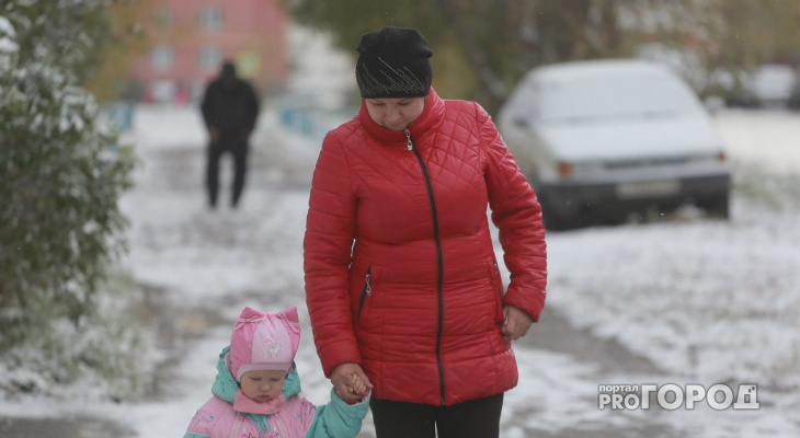 Снег и похолодание: прогноз погоды в Кирове на предстоящую рабочую неделю