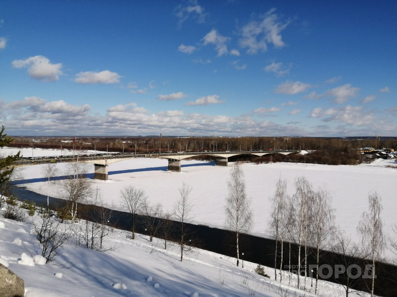 Специалисты рассказали, когда на реке в Кирове начнется ледоход