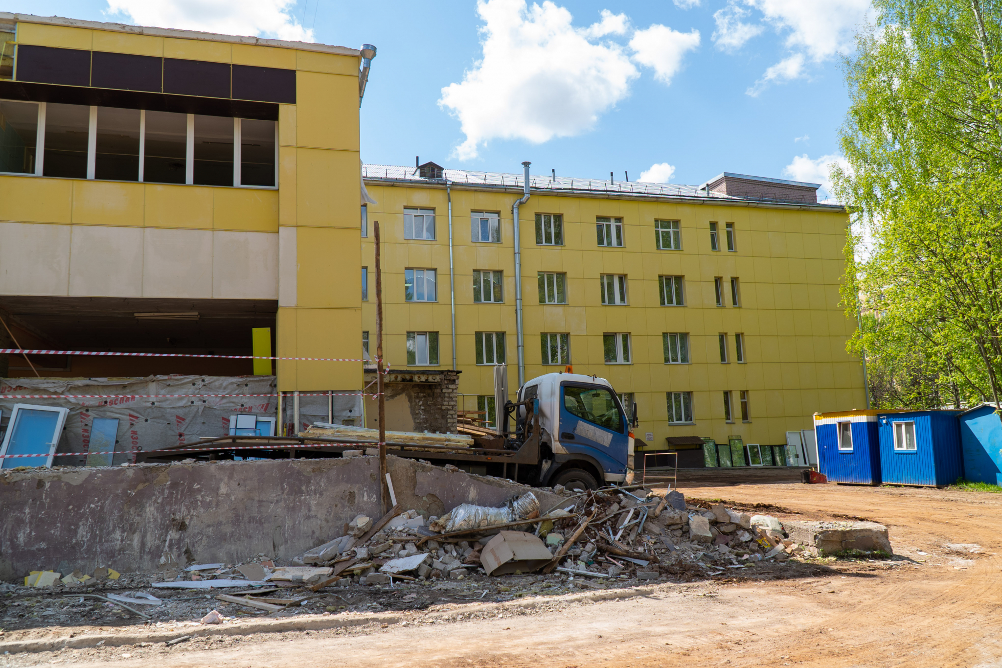 В Кирове продолжается масштабная реконструкция детской областной больницы