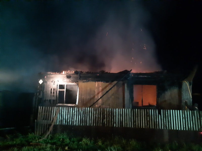 В Вятскополянском районе в пожаре сгорела семейная пара