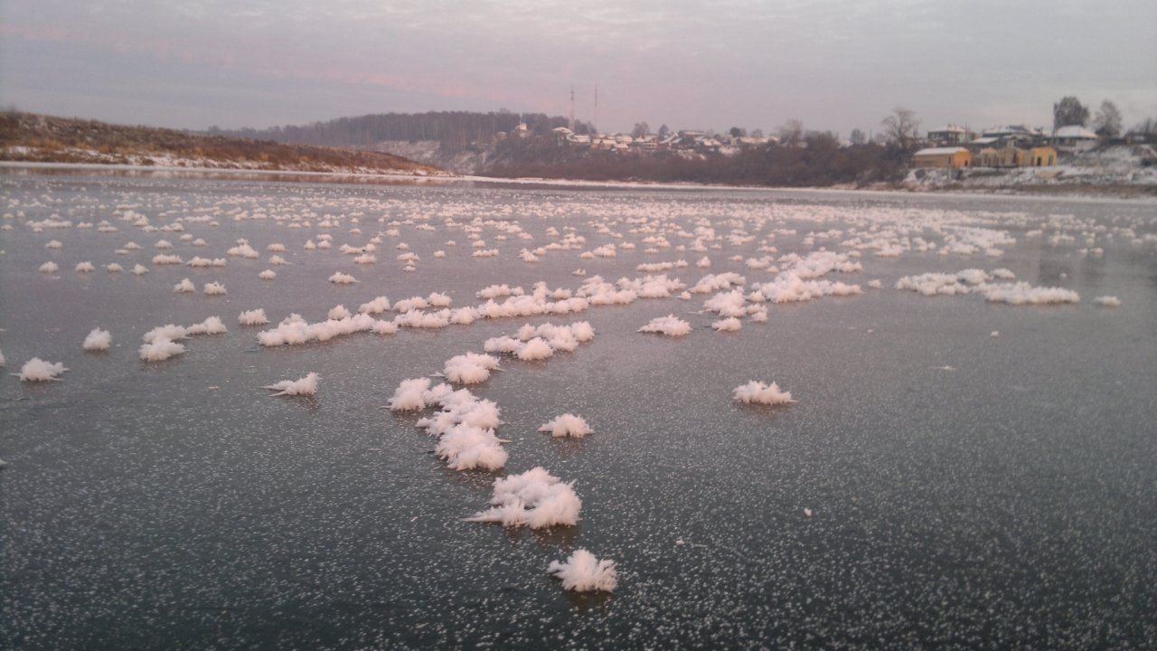 В Кировской области наблюдали редкое явление - ледяные цветы