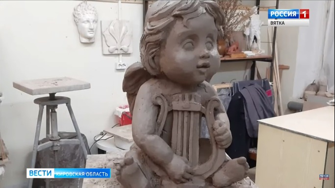 В сквере в центре Кирова появится новый арт-объект в виде ангела