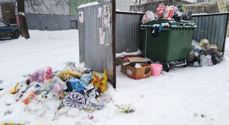 После 1 января в Кирове могут исчезнуть 10 тысяч мусорных контейнеров