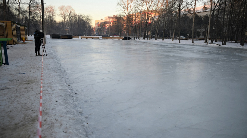 В Гагаринском парке в Кирове впервые откроют каток