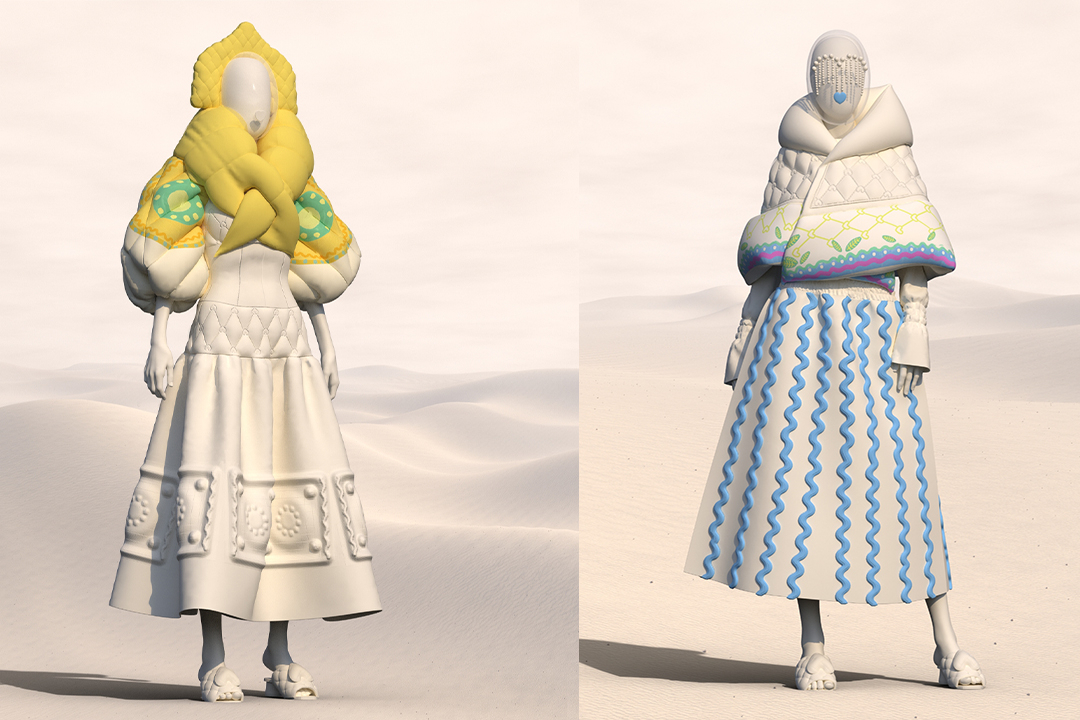 Дизайнер Алена Ахмадуллина создала виртуальную коллекцию одежды с мотивами вятской дымки