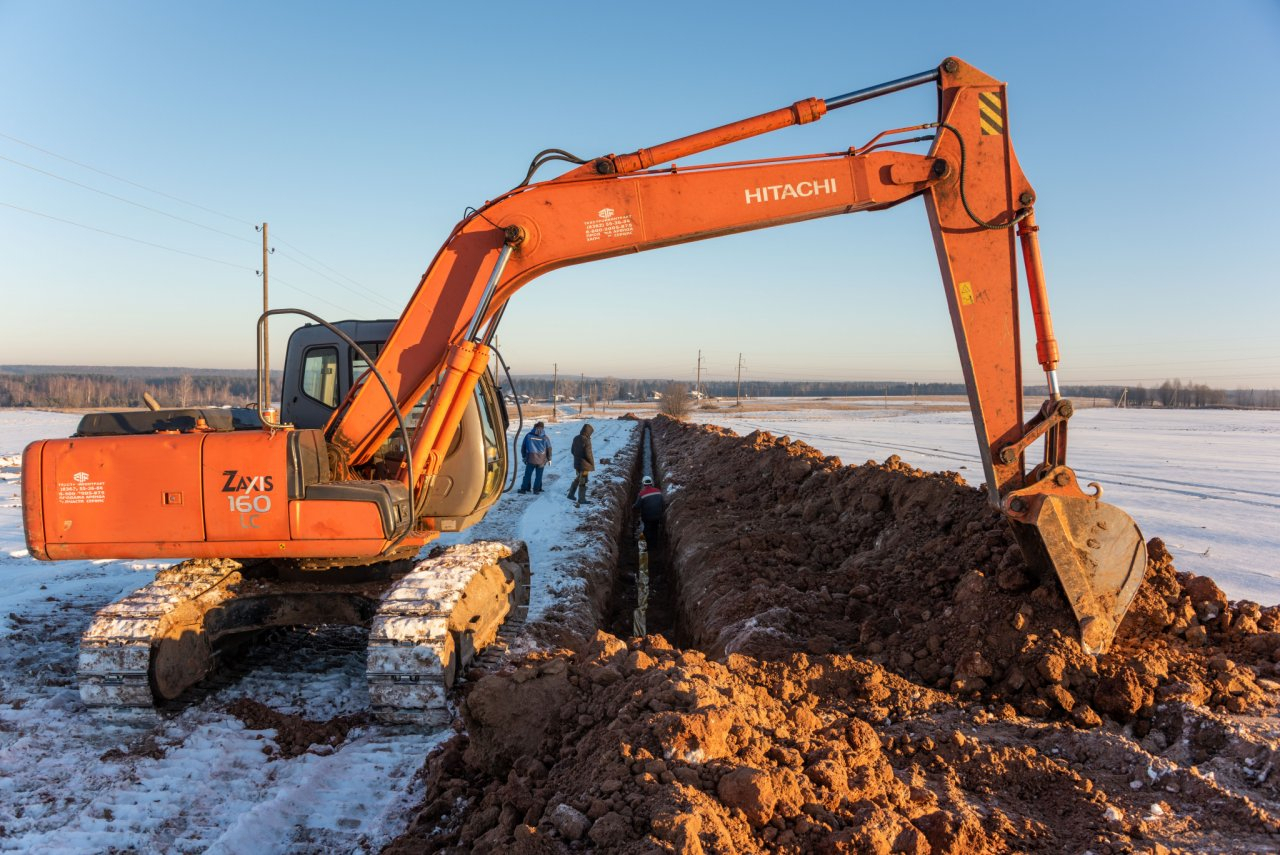 В Кировской области продолжается строительство межпоселкового газопровода