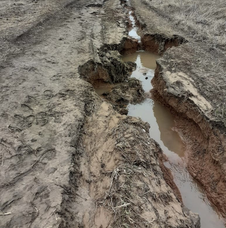 Из-за разбитой дороги погибает целая деревня в Кировской области