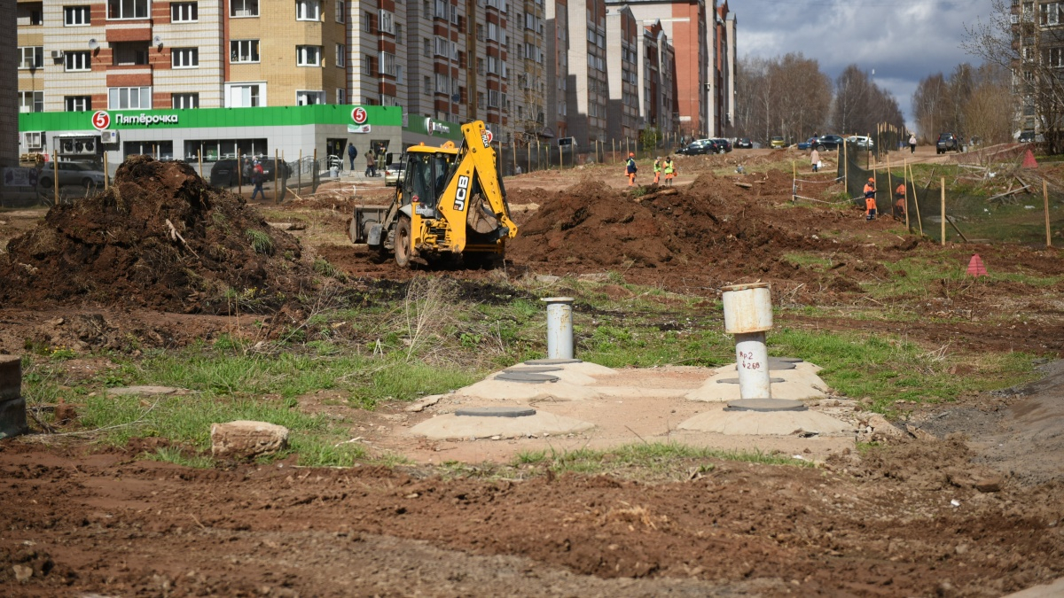 В Кирове начали строить улицу Сурикова