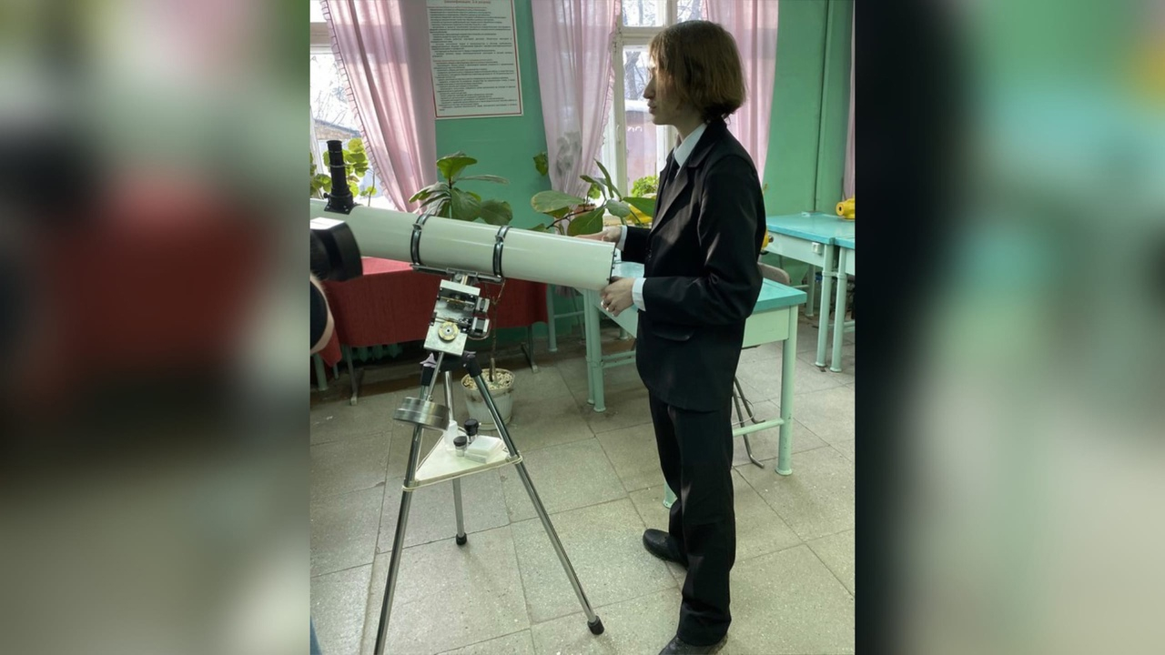 Школьник из Кирово-Чепецка сам сделал телескоп за 3,5 месяца