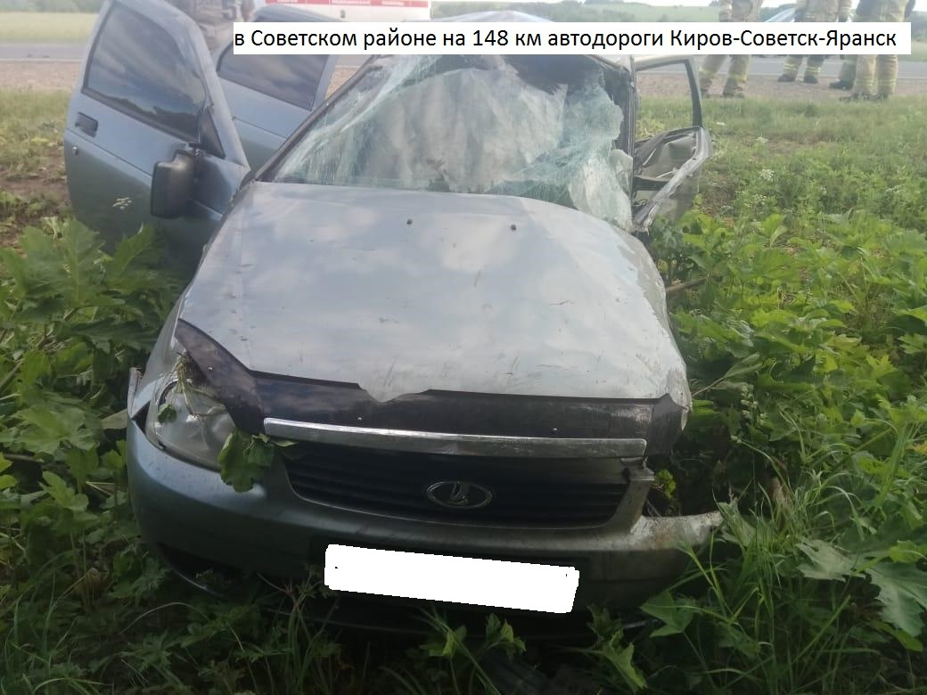 В Кировской области «Лада» столкнулась с КамАЗом: молодой водитель погиб