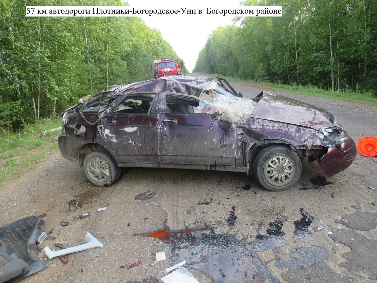 В Кировской области за сутки на трассах опрокинулись три автомобиля