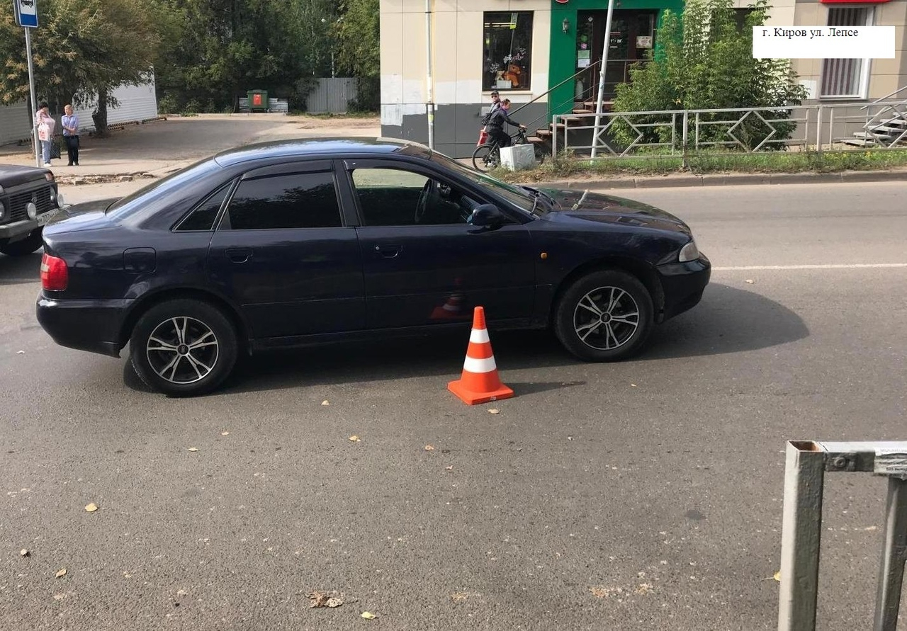В Кирове водитель «Ауди» сбил девушку на пешеходном переходе