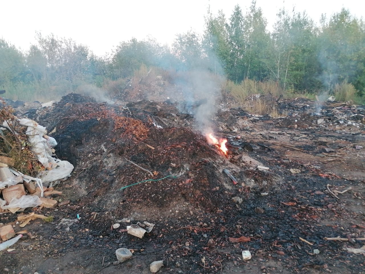 Жители Котельнича задыхаются от едкого дыма со свалки