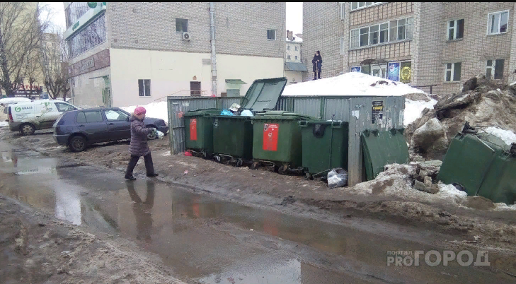 В Кирове мусорные баки у дорог признали опасными для людей