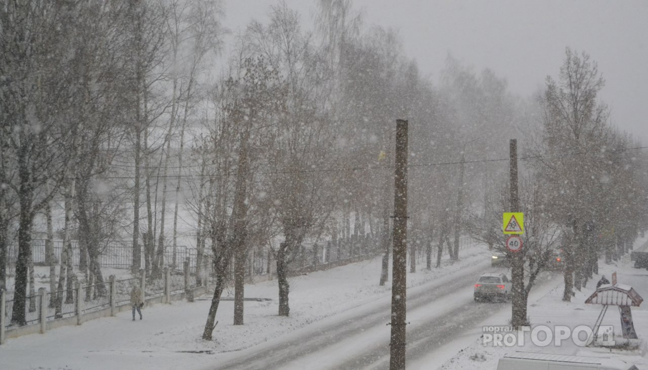 Киров заметет мокрым снегом