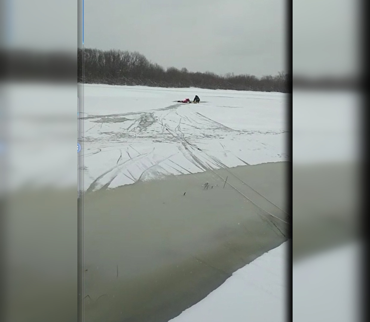В Кирово-Чепецке утром под лед ушел рыбак