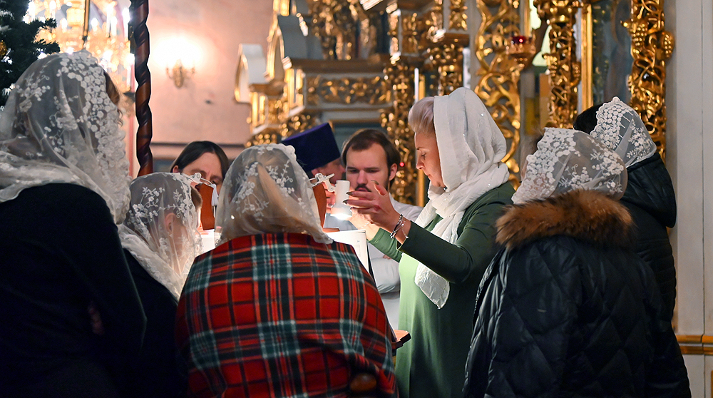 Празднование Рождества в Кирове состоялось в Свято-Успенском кафедральном соборе