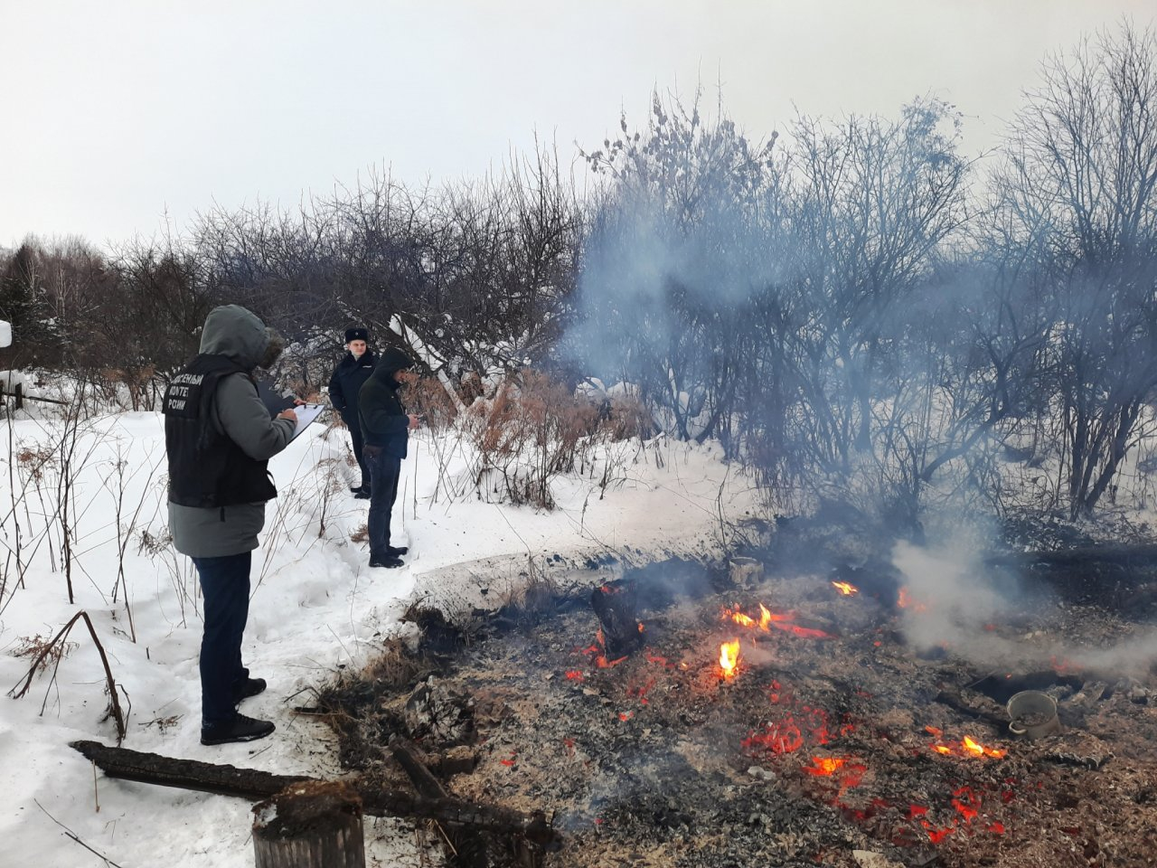 В Кировской области на месте садового домика нашли труп мужчины