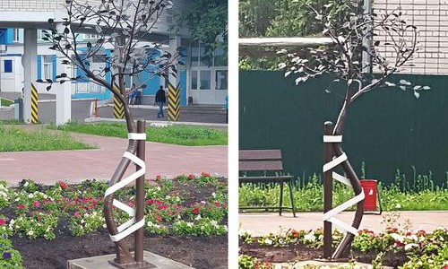 У кировской травмбольницы появился новый арт-объект