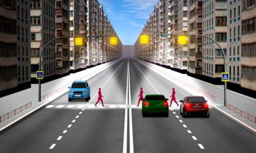 В Кирове у шести школ появятся яркие и заметные пешеходные переходы