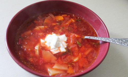 Супчик дня: борщ из свежих овощей