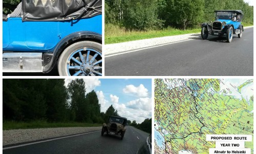 Через Кировскую область проехали ретро-автомобили, участвующие в автопробеге из Австралии в Финляндию