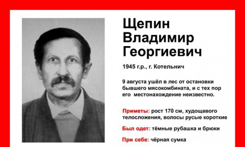 В Кировской области пропал пенсионер: мужчина ушел в сторону леса