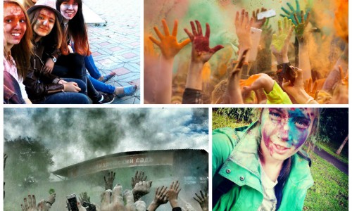 Подсмотрено в соцсетях: самые яркие моменты фестиваля красок в Кирове