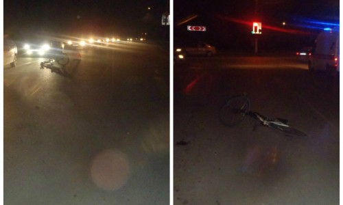 Поздним вечером в Кирове сбили велосипедистку