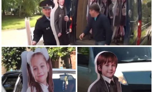 В Кировской области на дорогах расставили манекены школьников