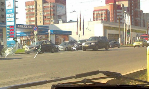 На Московской столкнулась «Лада» и «Дэу Матиз»: пострадала девушка