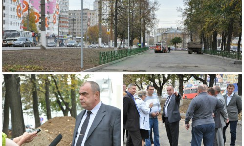 Александр Перескоков о парковке на Комсомольской: «До 1 октября основные работы должны быть закончены»