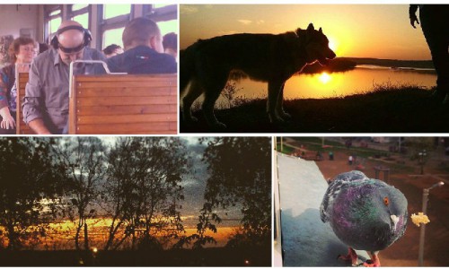 Понедельник в Кирове: пятнадцатикилометровая пробка и стильный дедуля