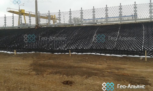 Применение георешетки при благоустройстве территории Кировского Машиностроительного завода